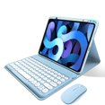thumbnail image 1 of Funda con teclado kaitesi para iPad mini 6.ª generación A17 Pro azul, 1 of 7