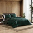 thumbnail image 2 of Eddie Bauer Ensemble de Couette Tartan Woodland, Très Grand, Vert, 2 of 7