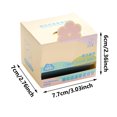thumbnail image 3 of Glitter Sticky Notes, Waterproof Quick Dry Transparent Self-Adhesive Notes, Pull-Out Smooth Writing, No Residue Resealable Glitter Notes for Books, Planners, and Documents, 3 of 4