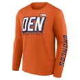 thumbnail image 2 of Men's Fanatics  Orange Denver Broncos Long Sleeve T-Shirt, 2 of 3