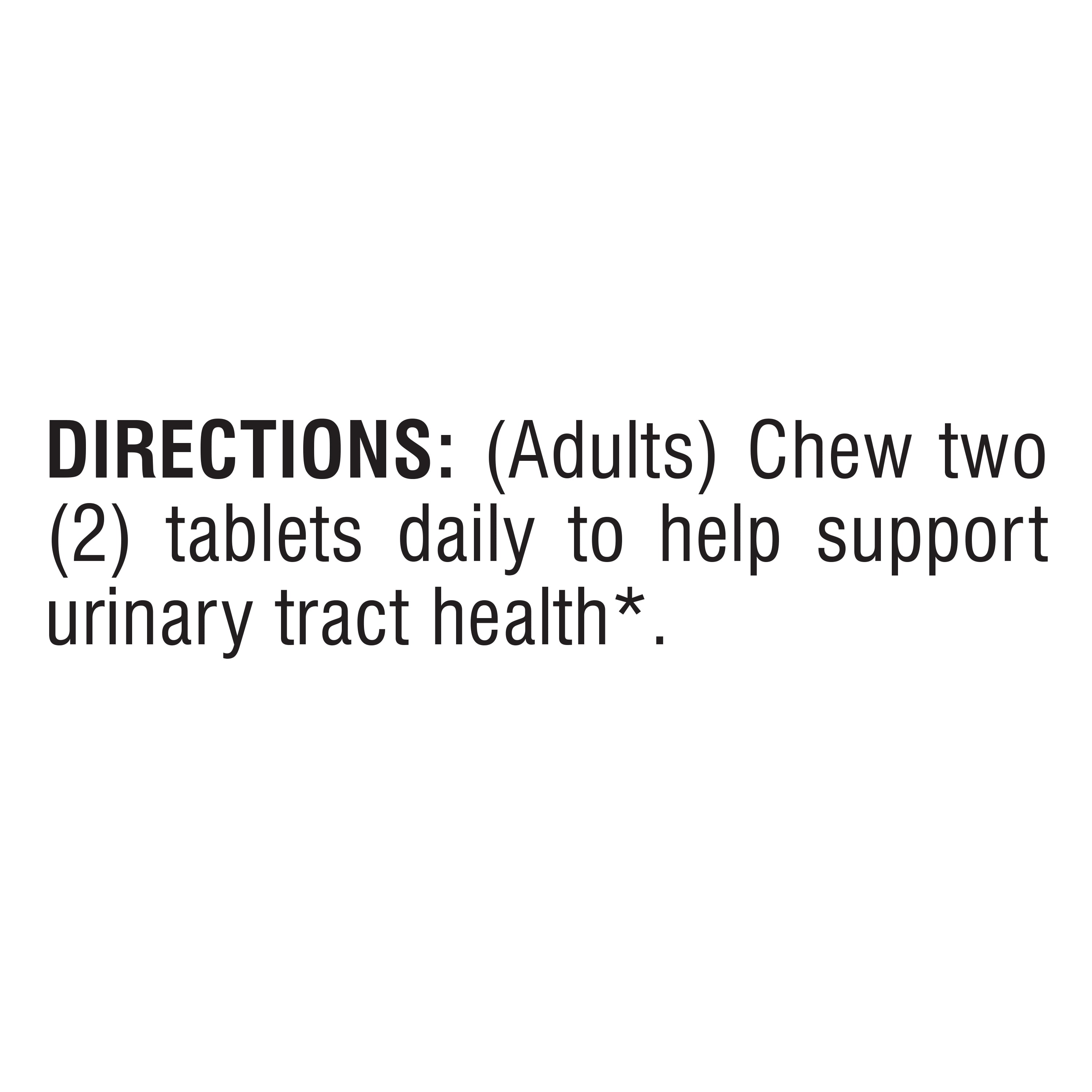 URIcalm Cranberry Urinary Tract Health Supplement, Chewable, Women's Health, Berry Flavor, 40 Count