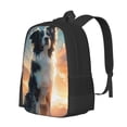 thumbnail image 6 of Sigee Cloud Border Collie for Simple large capacity backpack Travel Laptop Backpack, Business for Travel and Daily Use, 6 of 9