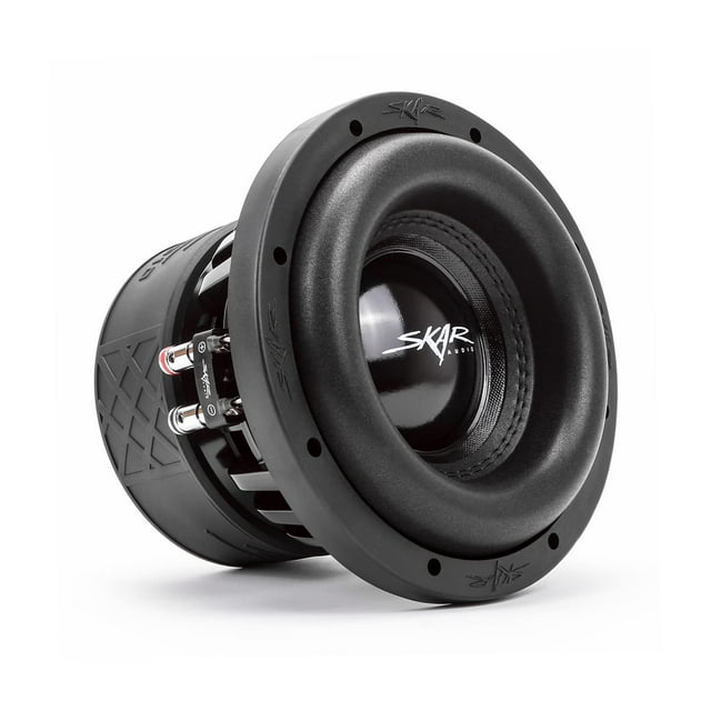 Skar Audio EVL-8 D4 8" 1200 vatios potencia máxima dual 4 ohmios subwoofer para automóvil
