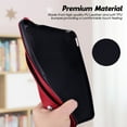 thumbnail image 7 of Protective Case for 6" Amazon Kindle 11th Generation 2024/2022 Released, PU Leather Slim Lightweight Stand Hand Strap  Anti-Scratch Case Cover for Kindle 6 Inch2024/2022, Red, 7 of 7