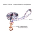 thumbnail image 2 of Dog Leash Floral Pattern with Metal buckle for Small Medium & Large Dogs, Cats 5FT, 2 of 7