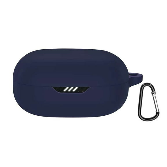 Replacement Case Compatible with JBL Wave 300TWS / Wave Flex , Shockproof Silicone Case Earphone Pouch Cover With Carabiner