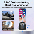 thumbnail image 2 of Automatic Face Tracking Gimbal Mobile Phone Holder 360° Rotation AI Face Recognition Phone Tripod for Vlog Video Black,1 x Automatic Face Tracking Gimbal 1 x USB Cable 1 x English manual,Black, 2 of 8