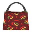 thumbnail image 1 of Lukts Sac à Lunch Motif Piment Chaud pour Hommes Femmes Boîte à Lunch Isolée Mini Boîte à Lunch Sac Isotherme Portable, Sac à Collation Réutilisable, 1 of 6