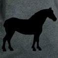 thumbnail image 3 of CafePress - Draft Horse Women's Classic T Shirt - Women's Traditional Fit Dark T-Shirt, 3 of 4