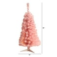 thumbnail image 2 of Nearly Natural 3ft. Pink Artificial Christmas Tree with 50 LED Lights and 118 Bendable Branches, 2 of 10