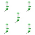 thumbnail image 3 of Greeniant jaula colgante alimentador de agua para mascotas portátil extraíble animales pequeños botellas de bebida automáticas contenedor de ahorro de Verde 5piezas Greeniant CBP206853, 3 of 4