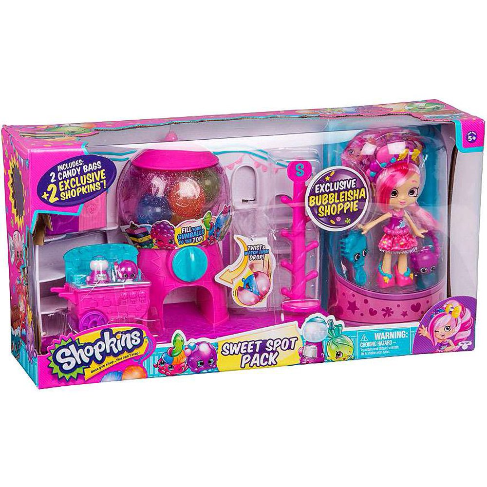 Shopkins Shoppies Sweet Spot Pack Gumball Playset [Bubbleisha Shoppie ...