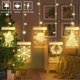 thumbnail image 2 of Luces de cortina navideñas 1.5M 54 LEDS Colgantes de baja presión 3D Iluminación navideña Decoración interior Luces de hadas LED para balcón Terraza Ventana Patio Jardín Hogar Bar Blanco cálido Adepaton WLJ-1308, 2 of 5