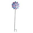 thumbnail image 1 of Wind Spinners, Easy Assemble Windmill Spinners Exquisite Sturdy Double Layer Decorative Stable Anti Rust  For Lawn Decoration, 1 of 8