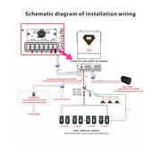 KFFKFF Solar Hybrid Inverter, 3500W Single-Phase Comprehensive Pure Sine Wave Energy Converter Charger, 24V DC to 220/230V AC, Integrated with 100A MPPT Solar Regulator