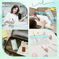 thumbnail image 4 of Money Bags Transparent with Zipper Bank Bags Coins Cash Pouch Clear Bank Deposit Bags Rectangle PVC Zip Lock Bags Multi-Purpose Pen Holder for Cosmetics Bills Check Wallet 8.6x4Inch Brown DIY, 4 of 9