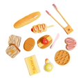 thumbnail image 4 of Milaget Cutting Food Set,Educational Learning Toys,Pretend Role Play,Wooden Cutting, 4 of 9