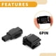 thumbnail image 5 of Conector de sensor de reversa de 6 pines Unique Bargains, conector macho hembra impermeable para Toyota, 1 juego, 5 of 6