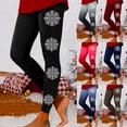 thumbnail image 2 of Zhanying Leggings de Sapin de Noël Rouges Légers Évacuant l'Humidité Grande Taille Collants Rayés Gris m, 2 of 6