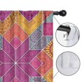 thumbnail image 4 of Blackout Kids Curtains,Boho Bohemia Flower Childrens Insulated Curtains Set Of 2,Bedroom Essentials,Toddler Room Decor 42"x54"(106x137cm), 4 of 4
