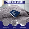 thumbnail image 5 of Linteum Textile 100% Cotton Premium Washcloths, 12x12 Inches [Pack of 12] Dove, 5 of 7