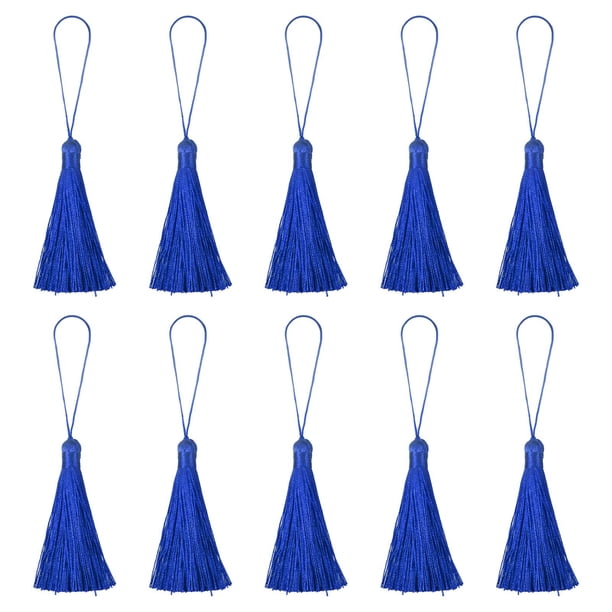 Marcapáginas Borlas Unique Bargains 20uds 6.5' Zafiro Azul
