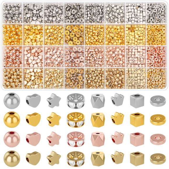 Spacer Beads selizo 2240 piezas para hacer joyas