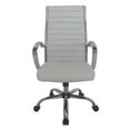 thumbnail image 2 of Furniture of America Damse Faux Leather Large Adjustable Office Chair in White, 2 of 9