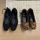thumbnail image 2 of Bailarinas clásicas para mujer, zapatos planos de marca de moda para mujer, mocasines de ballet con punta cuadrada, poco profundos, sin cordones, con estampado de leopardo, 2 of 5