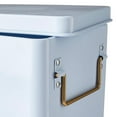 thumbnail image 3 of FRAÎCHE Spring Metal Pearl Blue Seed Storage Container, 3 of 4