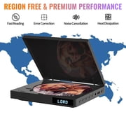 Mini DVD Player for TV, 1080P Upscaling DVD Players with HDMI and RCA, Home DVD Player with Remote Built-in USB Input, LED Display Supports NTSC / PAL
