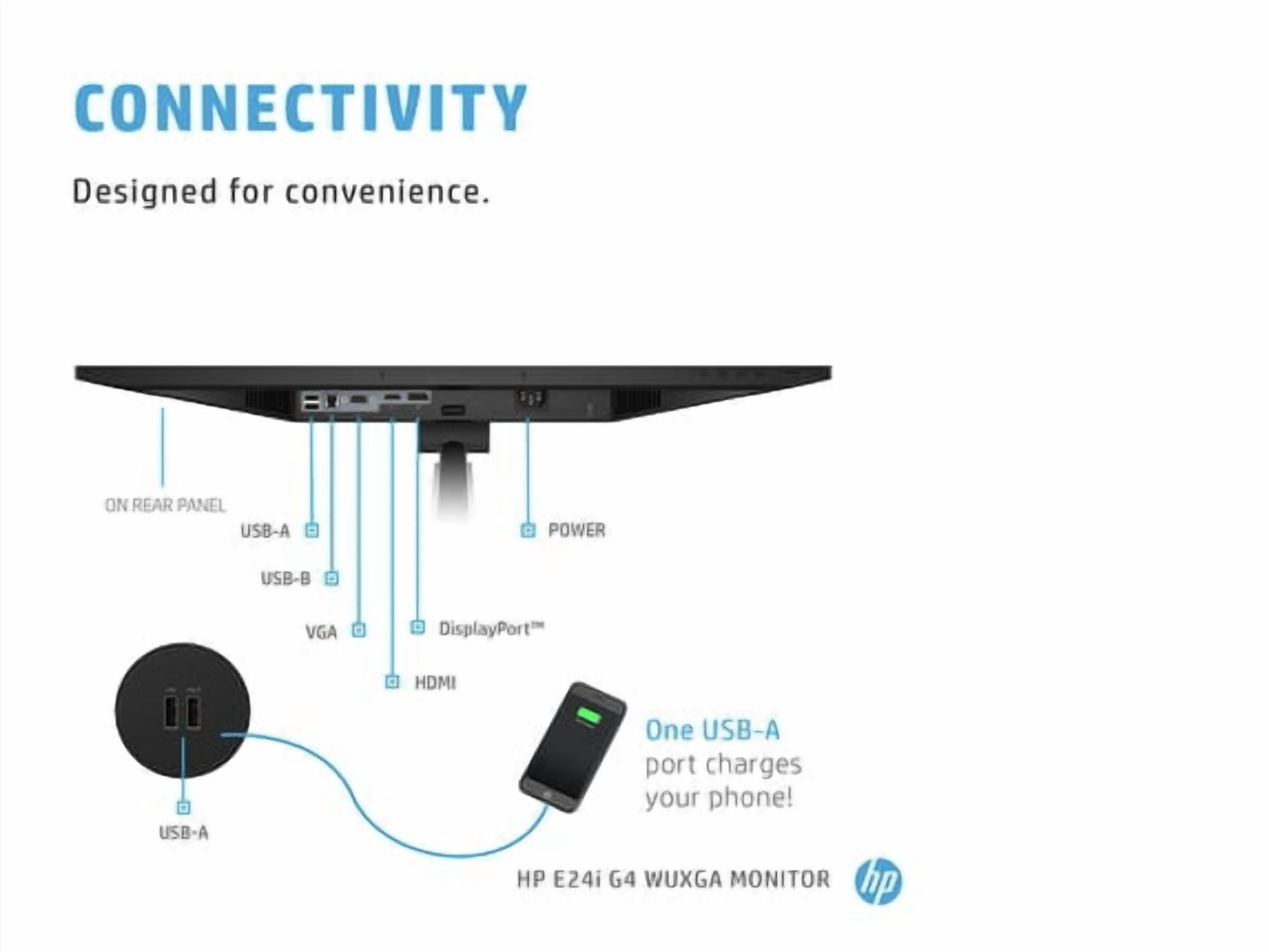 HP E24i G4 WUXGA Monitor 24