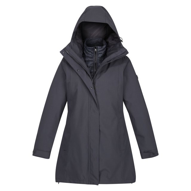 Regatta - Chaqueta Impermeable Denbury III 2 en 1 para Mujer (Gris Seal) Regatta UTRG8147_sealgrey