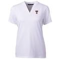 thumbnail image 2 of Women's Cutter & Buck White Texas Tech Red Raiders Forge Blade V-Neck Top, 2 of 3