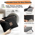 thumbnail image 6 of Large Dog Car  for Back  – Removable Booster & Washable Pet  for Medium & Small Dogs  to 60lbs with Safety Straps, 6 of 6