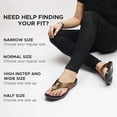 thumbnail image 5 of AEROTHOTIC Comfortable Arch Support Flat Sandals for Women Comfy Toe Post with Cute Soft Padded Straps Casual Fashion Vacation Essentials Dressy Shower Sandals (Sela Brown, Size 6), 5 of 5