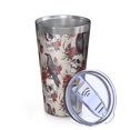 thumbnail image 2 of 16oz Tumblers Halloween Skulls Ravens and Roses Stainless Steel Vacuum Insulated Double Wall Travel Tumbler Cups Mug with Lid and Straw,Cleaning Brush for Coffee,Tea, 2 of 4