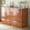 Red, variant on MUZZ Queen Size Murphy Cabinet Bed with USB Charging Station&Folding Foam Mattress for Bedroom/Apartment/Living Room(White)