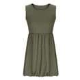 thumbnail image 5 of OSOLU Solid Color Tank Dresses For Women 2025 Sleeveless Bodycon Mini Dress Casual Smocked A-Line Trendy Dress Fashionable Sundress Dresses For Women 2025 Elegant Classy, 5 of 5