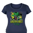 thumbnail image 3 of Marvel - St. Patrick's Day Incredibly Lucky - Maternity Scoop Neck Graphic T-Shirt, 3 of 5