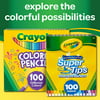 Crayola The Big Scholastic Grade Colored Pencils (100 Pack), Gift for Kids