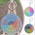 thumbnail image 2 of Porte-Clés porte-clés Double Impression Expressions Riches Mots Surface Lisse Suspendu Portable Décorer Couleurs Vives Sentiments Roue Double Face Porte-Clés Sac Décor, 2 of 6