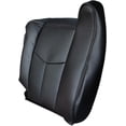 thumbnail image 3 of Driver Top Lean Back Leather Seat Cover Dark Gray Replacement for 2003-2007 Chevy Silverado Avalanche Tahoe Suburban GMC Sierra Yukon, 3 of 6