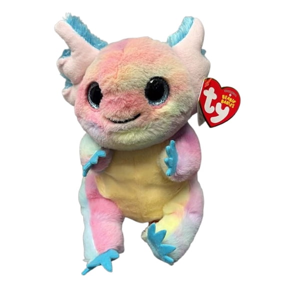 TY Beanie Baby - LOXIE the Multi Color Axolotl (Regular Size - 6 inch)