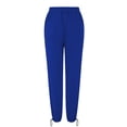 thumbnail image 3 of High Waist Sweatpants Women, Audhol Women's Casual Pant Solid Color Sports and Leisure Pant Drawstring Wide Leg Pants and Drawstring Pocket Pants Wide Leg Sweatpants Women Blue S, 3 of 5