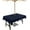 Solid Colorvhn3679, variant on Dark Blue Outdoor Tablecloth with Umbrella Hole and Zipper, Solid Color Table Cover for Rectangle Tables Waterproof Tabletop Collection for Patio, Garden, Picnic, Camping 60 x 84 inch