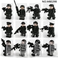 thumbnail image 4 of SWAT Team Special Forces 12 Custom Minifigures + Container Box Display - H6, 4 of 5