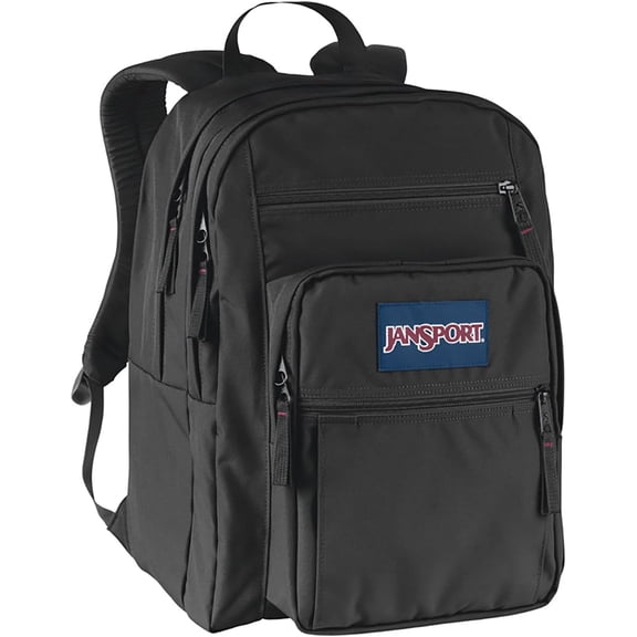 Big Student Backpack School Bag Black
