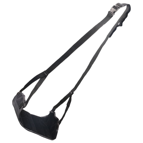 UPGRATOR Airplane Footrest Foot Hammock Travel Foot Rest Adjustable Comfortable Black for Long Flights