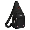 thumbnail image 3 of Bolso bandolera jinwen Mochila para correr Senderismo Viajes Negro, 3 of 8
